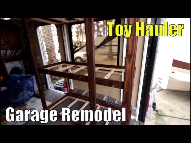 Toy Hauler Garage Bunk Room