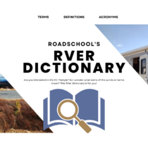 Roadschool’s RVer Dictionary