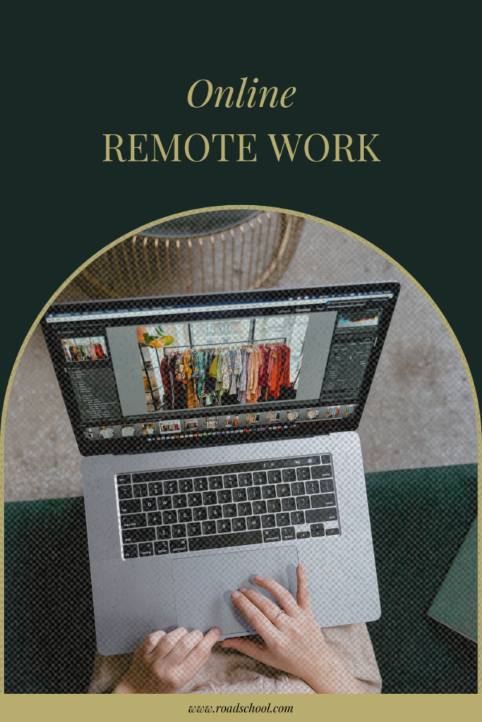 Online remote work