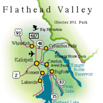 RV parks and campgrounds in the Flathead Valley